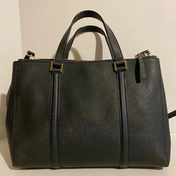 Kate spade black saffiano leather satchel handbag - Picture 2 of 11